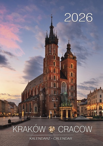 [r009-01-00336-] Kalendarz Ścienny 2026 Kraków Fotografia B4