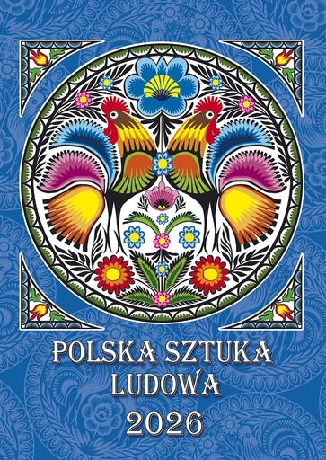[r009-01-00340-] Calendrier Mural 2026 Pologne Art Populaire B5