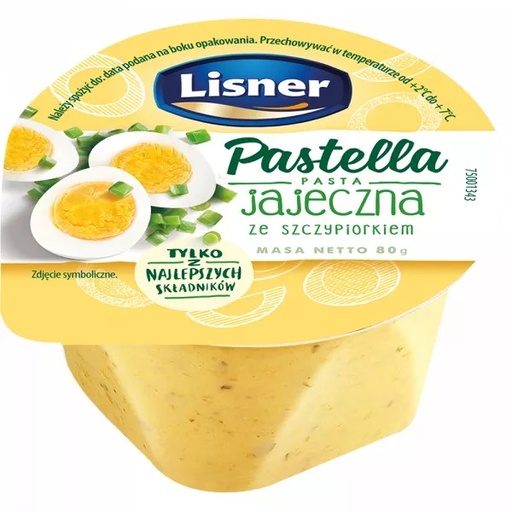 [rc03-02-00578-] Pasta 80g Pastella Jajeczna Lisner
