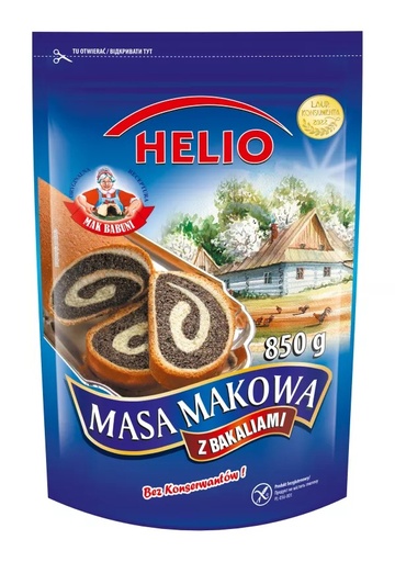 [r011-02] Masa makowa Helio 850 g doypack