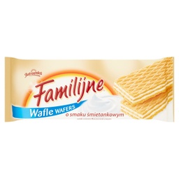 [00298] Familijne Wafle o smaku śmietankowym 180 g