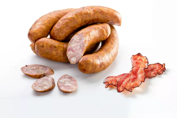 Kiełbasa z pieczonym boczkiem Lukullus ok. 0,35 kg