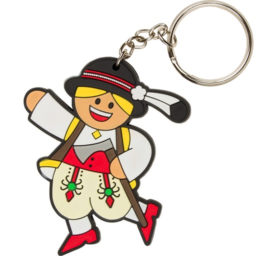 [r009-01-00310-F14394] Porte-clés PVC FOL Montagnard