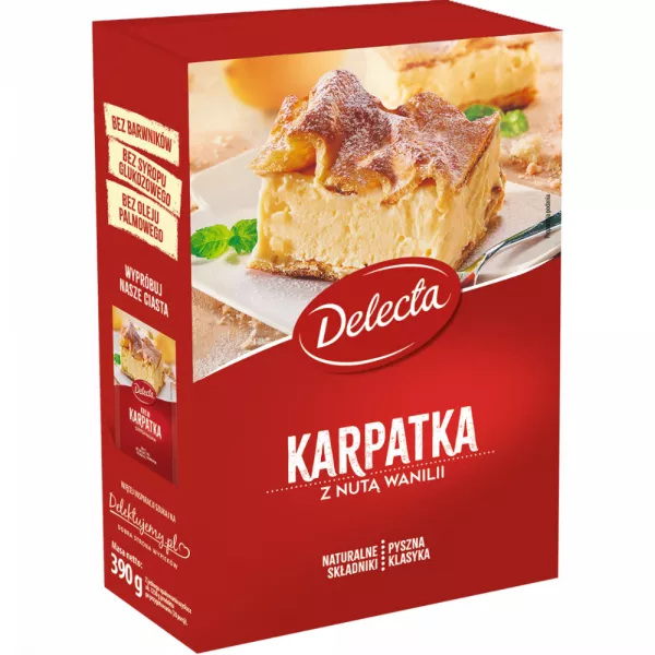 [r005-01-00166-r005-219] Ciasto w proszku Karpatka Delecta 375 g