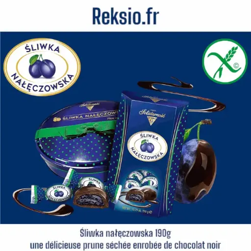 [r006-01-00227-r006-283] Solidarność pruneaux enrobés de chocolat 190g
