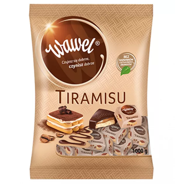 [r009-01-00318-r010-426] CZEKOLADKI TIRAMISU 1KG WAWEL