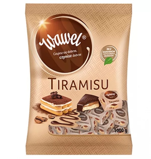 [r009-01-00318-r010-426] Czekoladki Tiramisu 1kg Wawel 