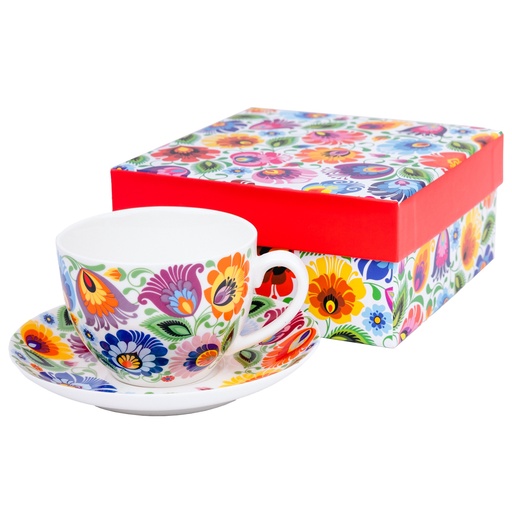 [F26482] Tasse avec soucoupe KRYSIA, capacité 220 ml