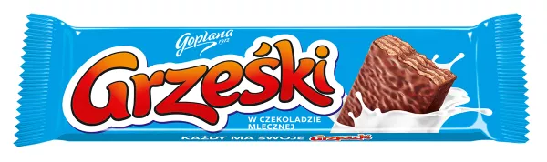 [r008-01-00273-r008-355] Gaufrette au lait en chocolat Goplana Grześki 36 g