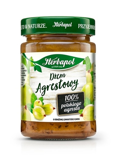 [r003-133] Herbapol Dżem agrest 280 g