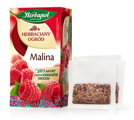 [r010-01-00381-r010-388] Herbata Malina 20x3g Herbapol