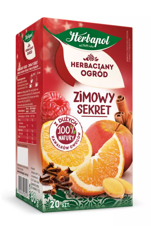 [r010-01-00385-r010-393] Herbata Owocowa 20*3G Herbaciany Ogrod Zimowy Sekret Fix Herbapol