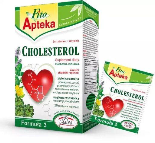 [r010-411] Thé fonctionnel Fito Apteka Cholestérol 20*2g Malwa