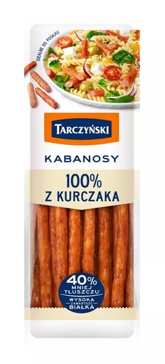 [rc01-01-00493-rc01-544] Kabanos 100% z kurczaka Tarczyński ok. 1,2 kg