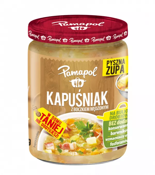[r003-02-00078-r003-108] Kapusniak z boczkiem wędzonym Pamapol 470 g
