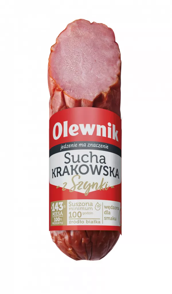 [rc03-04-00564-rc04-666] Kiełbasa Krakowska Sucha Olewnik 320 g