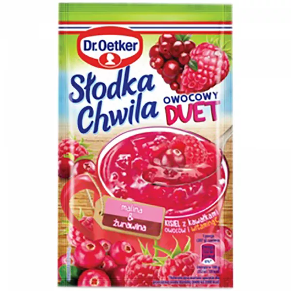 [r005-01-00170-r005-228] Kisiel Duet Malina Żurawina Dr Oetker 32 g