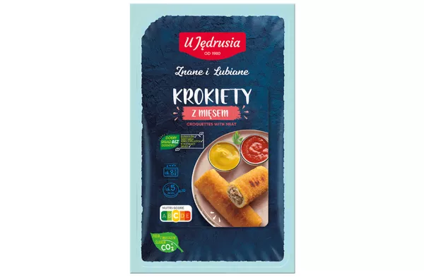[rc02-04-00540-rc03-611] Krokiety z mięsem bez konserwantów U Jędrusia 400 g