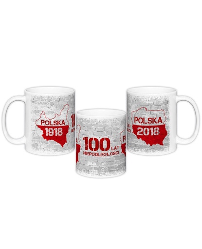 [r009-01-00370-] Mug blanc Indépendance 2 cartes