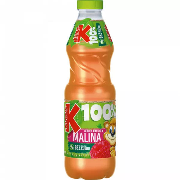 [rc04-01-00583-rc02-564] Jus 100% Framboise Carotte Pomme Kubuś 850 ml