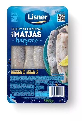 [rc03-02-00559-rc04-651] Lisner a'la Matjas Filety śledziowe w oleju 220 g