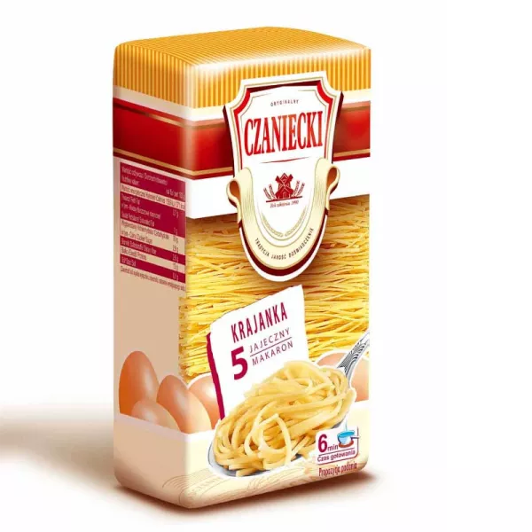 [r007-01-00255-r010-378] Pâtes aux 5 œufs en lanières Czanieckie 250 g