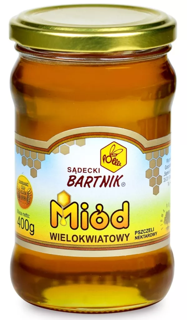 [r003-06-00096-r003-131] Miód Wielokwiatowy Bartnik 400 g