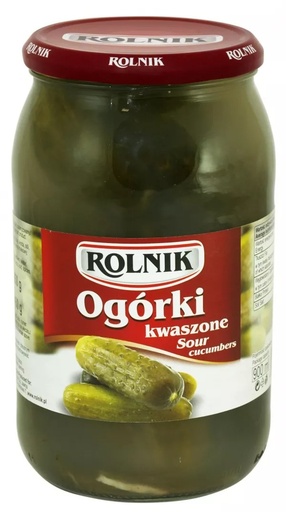 [r001-02-00011-r001-031] Cornichons au sel fermentés 900ml Rolnik