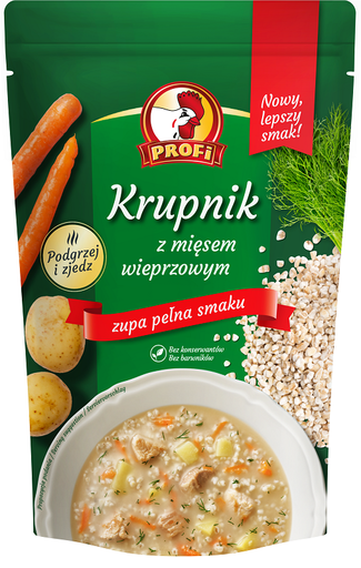 [r002-06-00054-r002-089] Soupe Krupnik avec viande de porc 450g Profi
