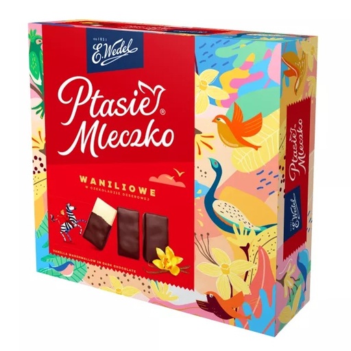[r008-01-00270-r008-349] Ptasie Mleczko Vanille - Guimauve en Chocolat 340g Wedel