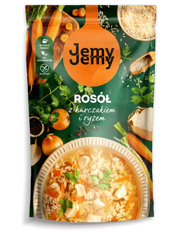 [r002-06-00061-r002-097] Zupa Rosół z Kurczakiem i Ryżem Jemy Jemy 450 g