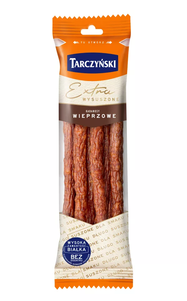 [rc03-04-00572-rc04-675] Kabanos wieprzowy extra wysuszony Tarczyński 130 g