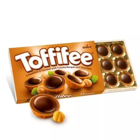 [r008-334] Toffifee noisettes dans le caramel et la crème des noisettes 125g