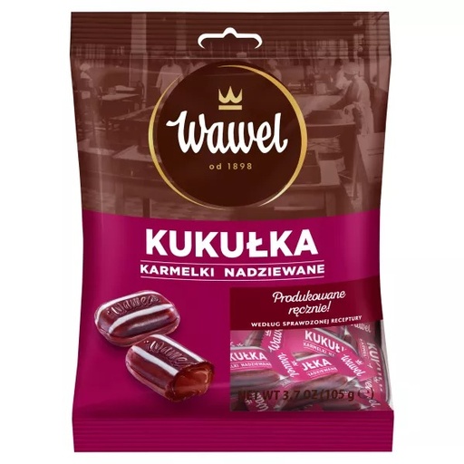 [r006-01-00226-r006-282] Wawel Kukułka Karmelki nadziewane 105g