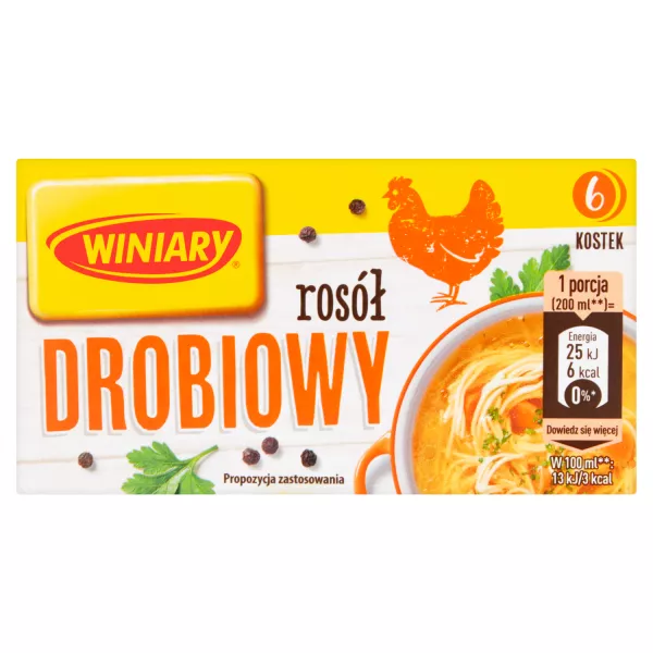 [r004-04-00142-r004-196] Bulion Kostka Rosół Drobiowy Winiary 60 g