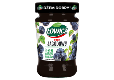 [r003-07-00106-r003-144] Łowicz Dżem Jagodowy 280 g