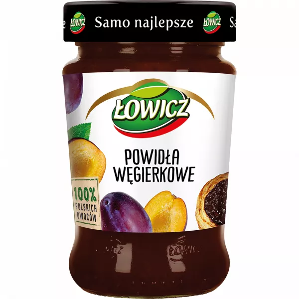 [r003-07-00114-] Powidła Śliwkowe Węgierkowe Łowicz 290 g